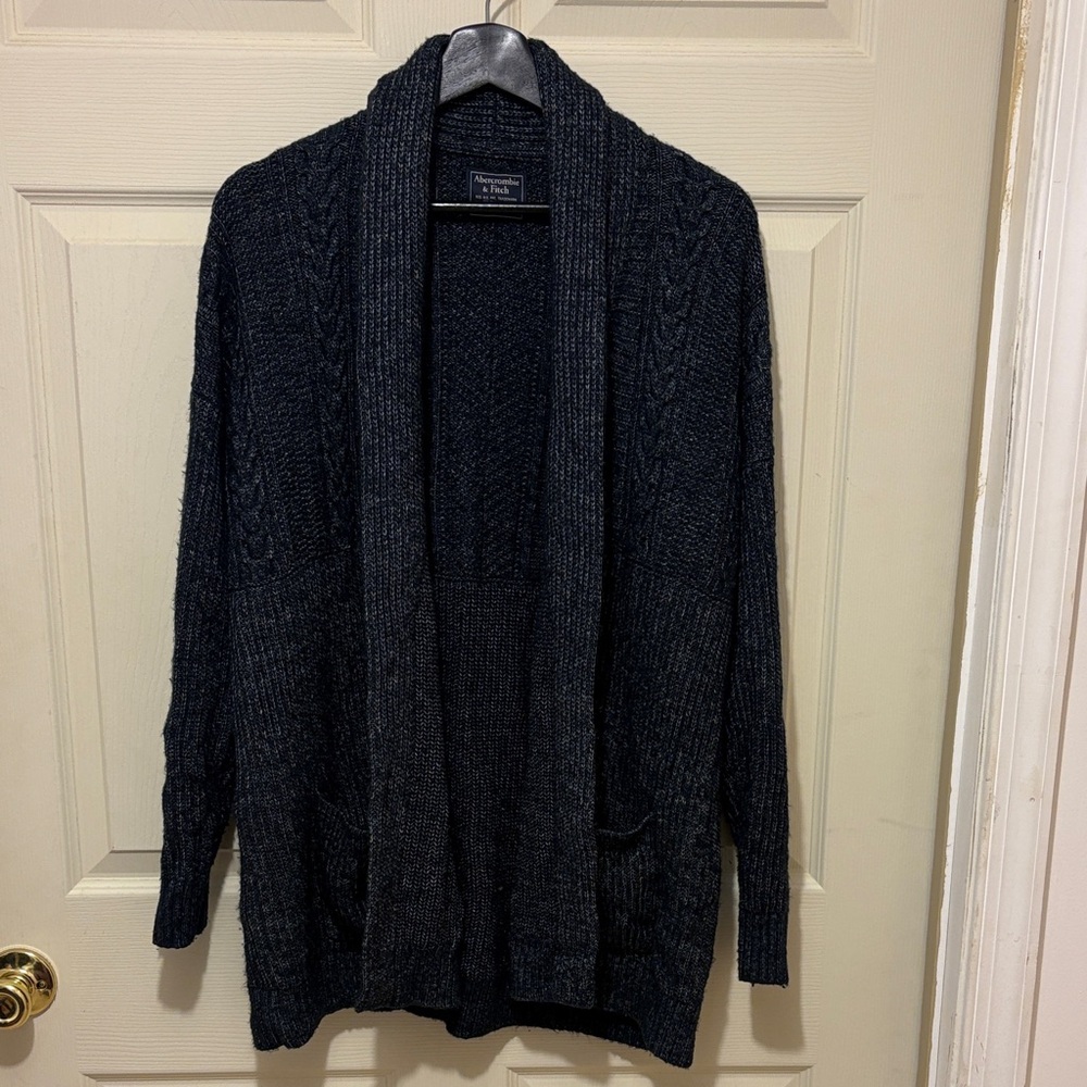 Abercrombie & Fitch Charcoal Knit Sweater
